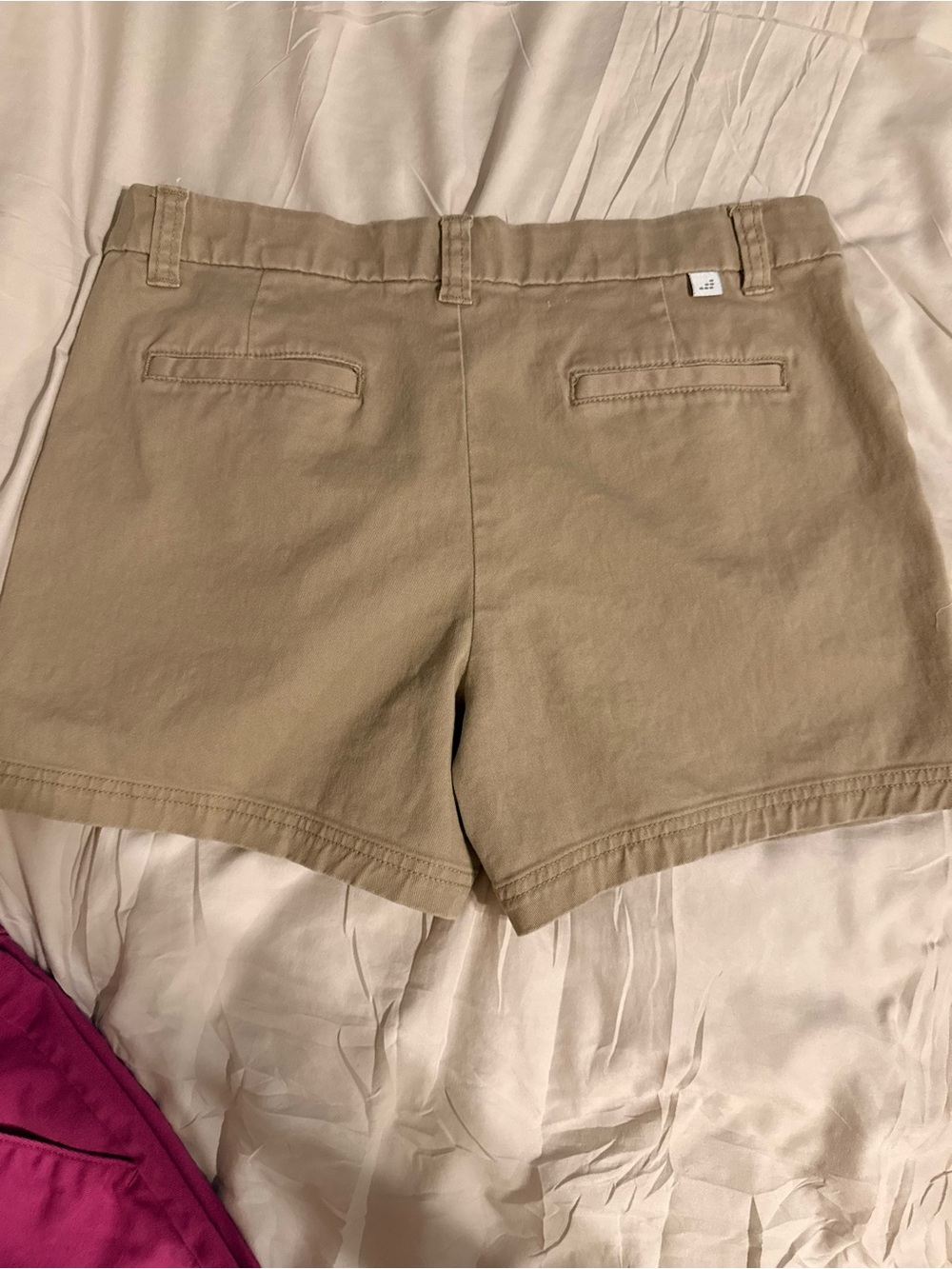 2 Pairs bcg Pink and Tan Women's Chino Shorts - Picture 6 of 9